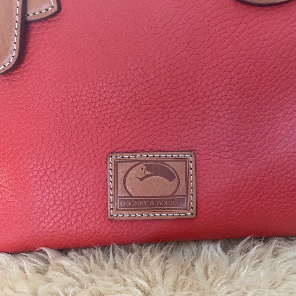 Dooney & Burke Pebbled Leather Dome Satchel - Picture 5 of 6